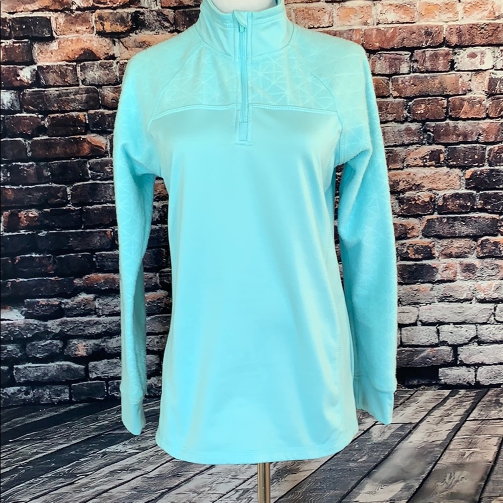 1/4 zip fleece hoodie